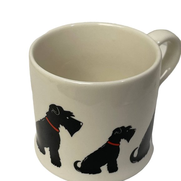 SWEET WILLIAM Cup Mug Black Schnauzer Dog Porcelain Coffee Tea London 8 oz - Picture 3 of 6